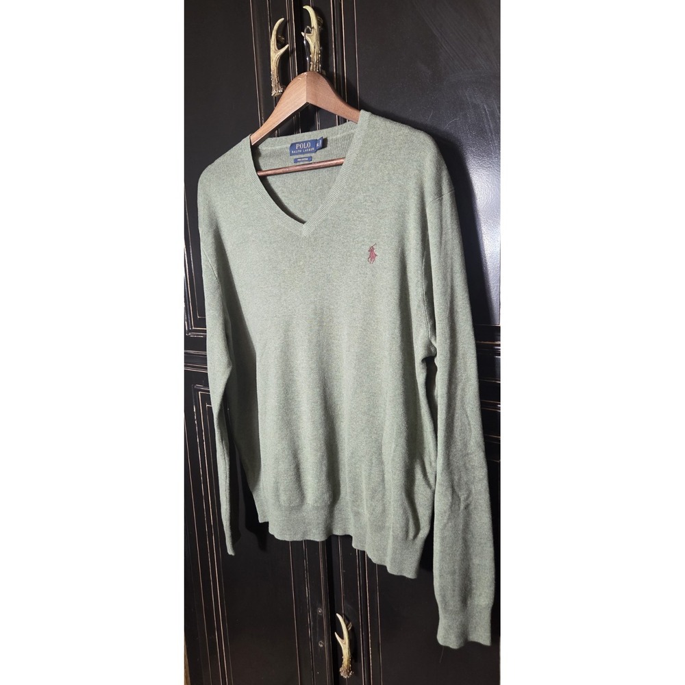 Polo Ralph Lauren XL Pima Cotton Pullover, Preppy, Fall, Workwear, Quiet... - Picture 2 of 7
